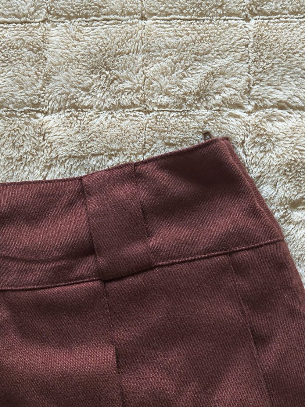 Wild Fable Brown Pleated Mini Skirt